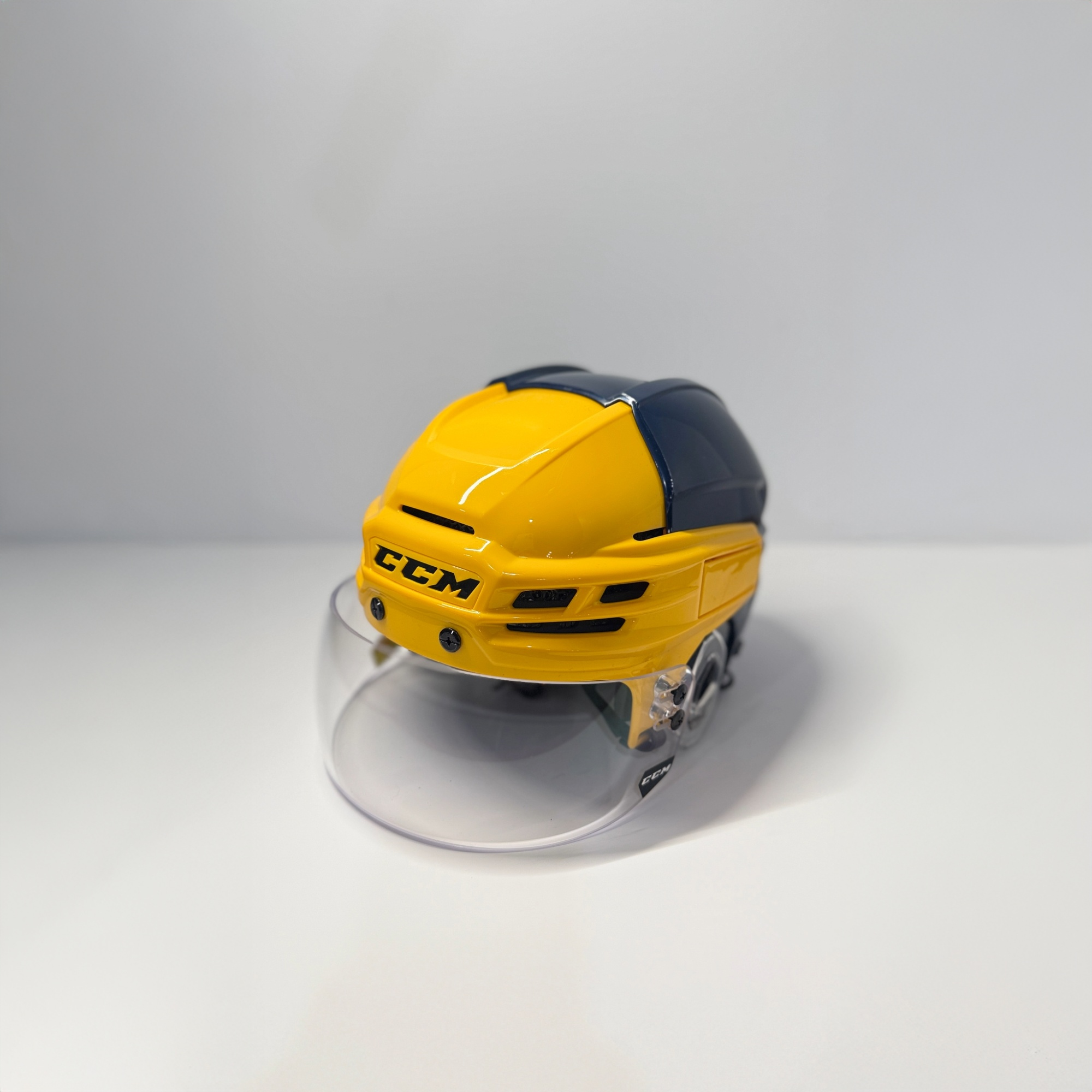 CCM TACKS X BLUE NAVY & YELLOW MEDIUM